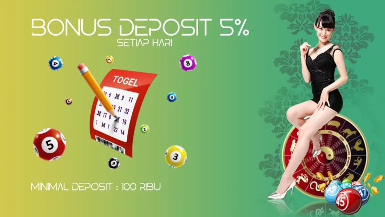Bonus Deposit 5% Setiap Hari